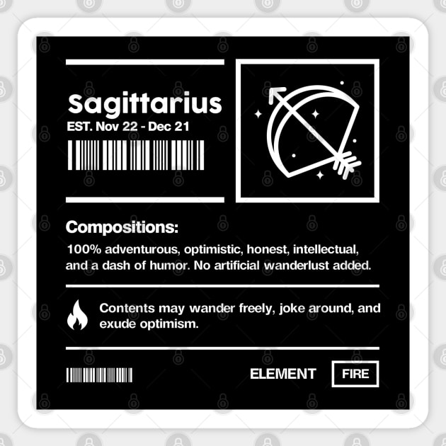 Sagittarius Sticker by artslaves